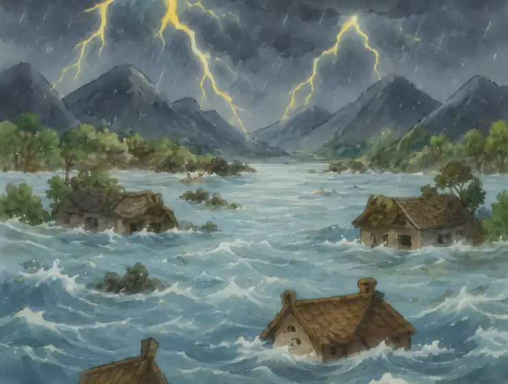 The Great Flood and the Siblings