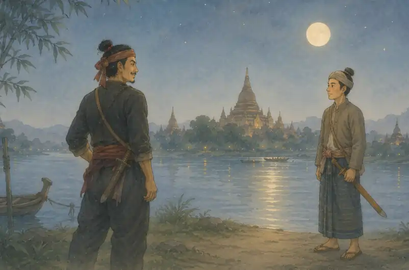 How the King of Pagan caught the thief?