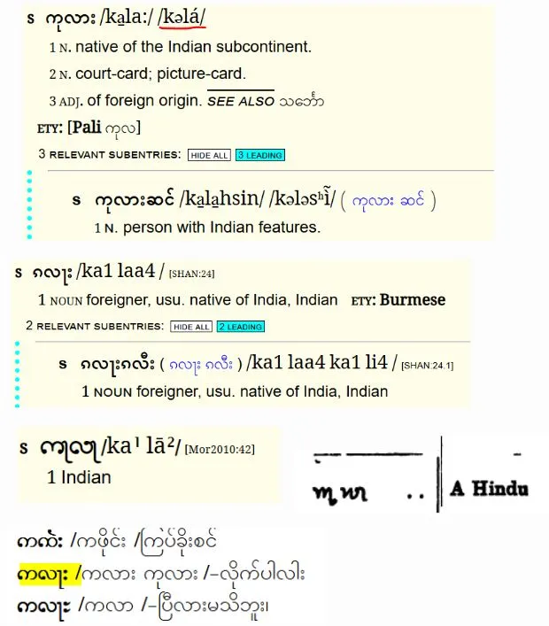 kla word meaning dictionary