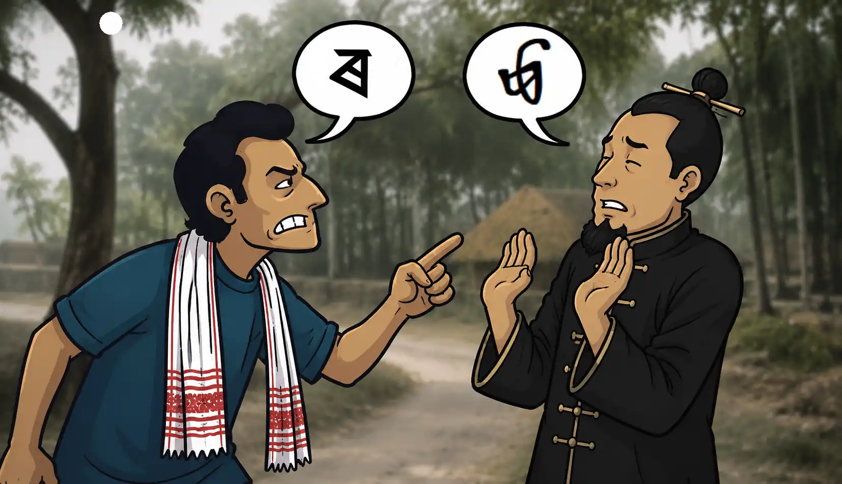 Prejudice against Non-Aryan Language Speakers (or so-called mlecchas) was one of the main reasons behind sidelining of Ahom Language