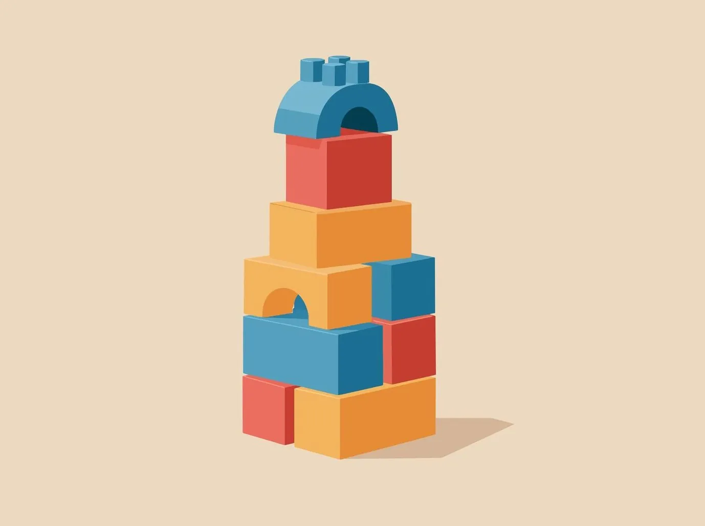 In Dai language each word is a building block to form another word