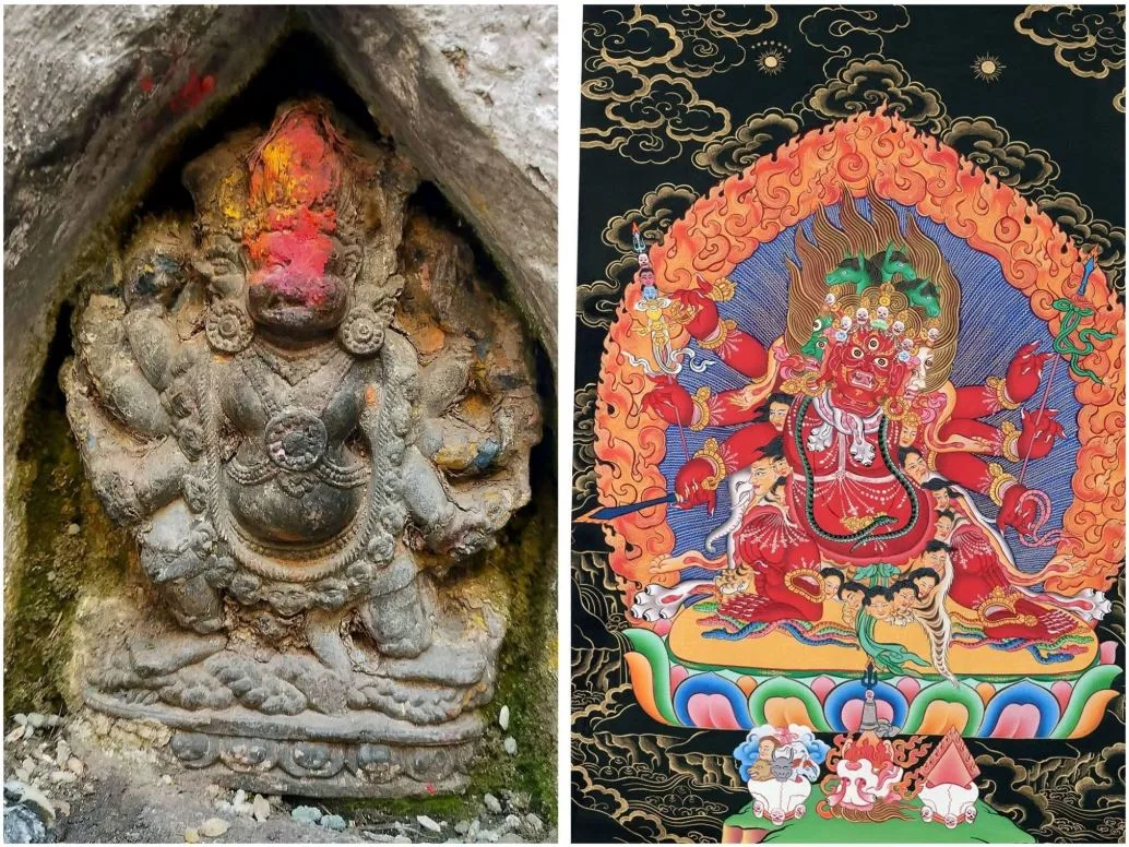 An Idol of Buddhist Deity Hayagriva. This particular form is likely influenced by Atisha Dipankar (10th CE) a Buddhist teacher from Bengal