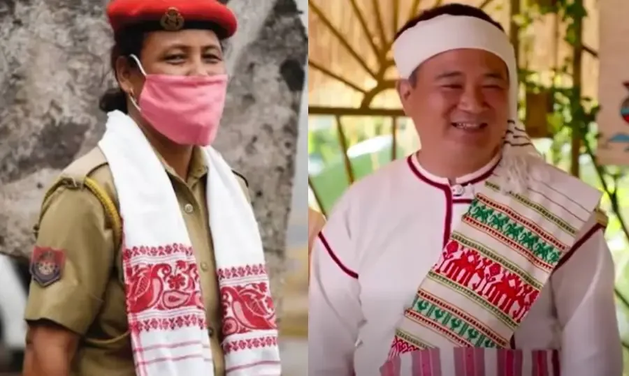 Similarity between Gamusa of Assam and Pha Lop of Xishuangbanna